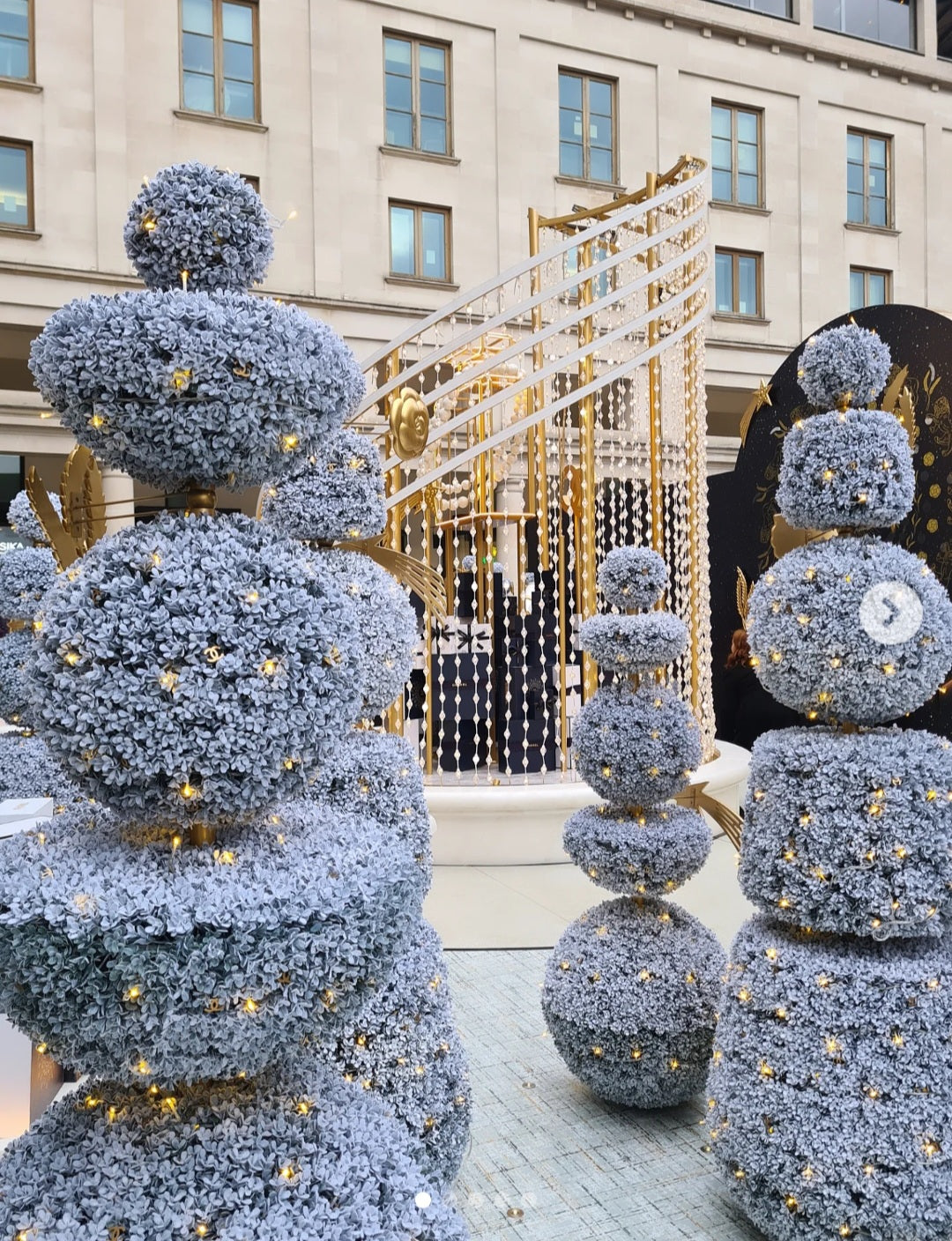 Chanel Flocked Christmas Trees by Flocking Ltd