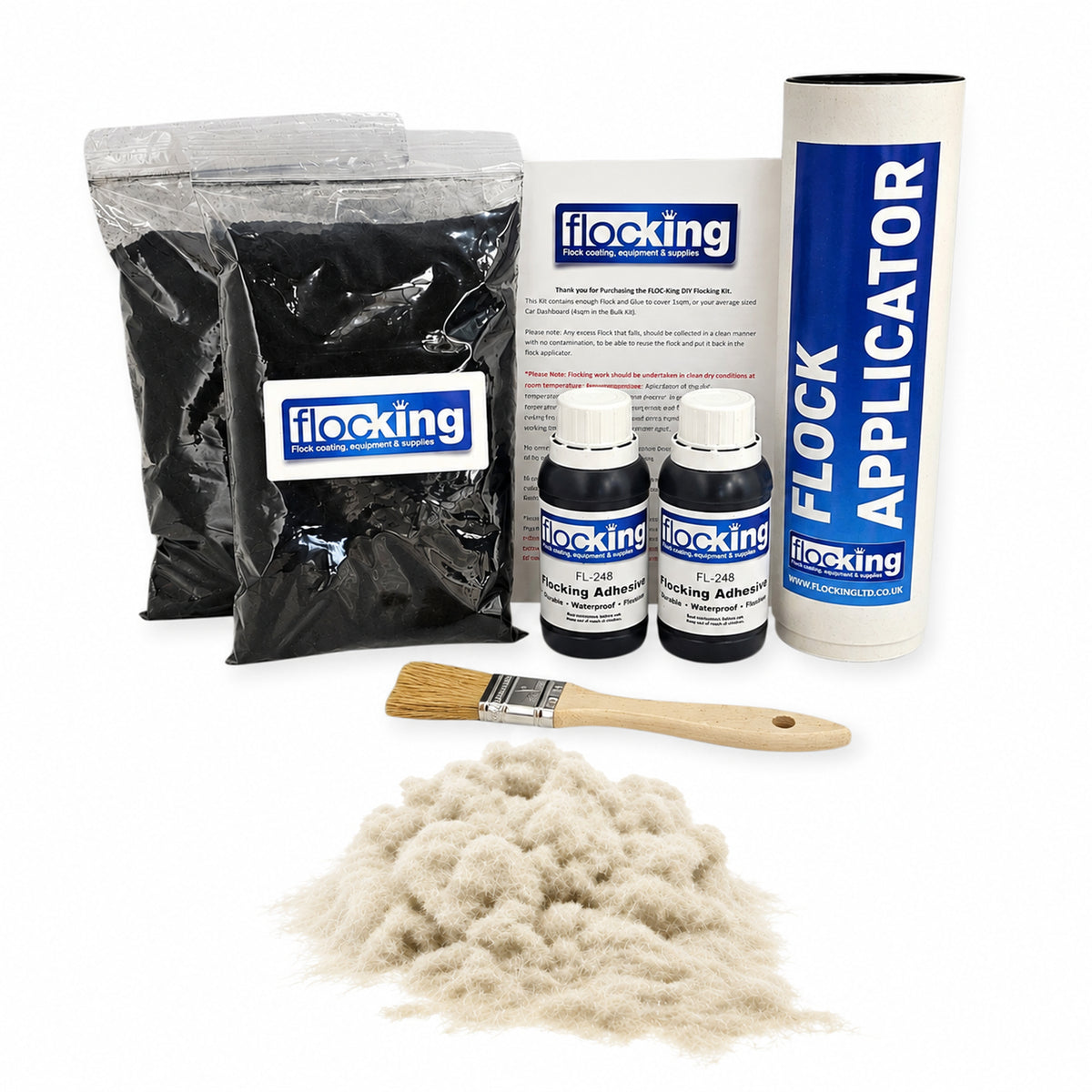 Flocking Kit - Twin Pack - RAW WHITE