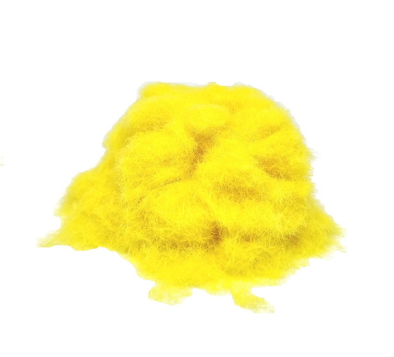 4MM Static Grass Flock Fibres Daffodil Yellow