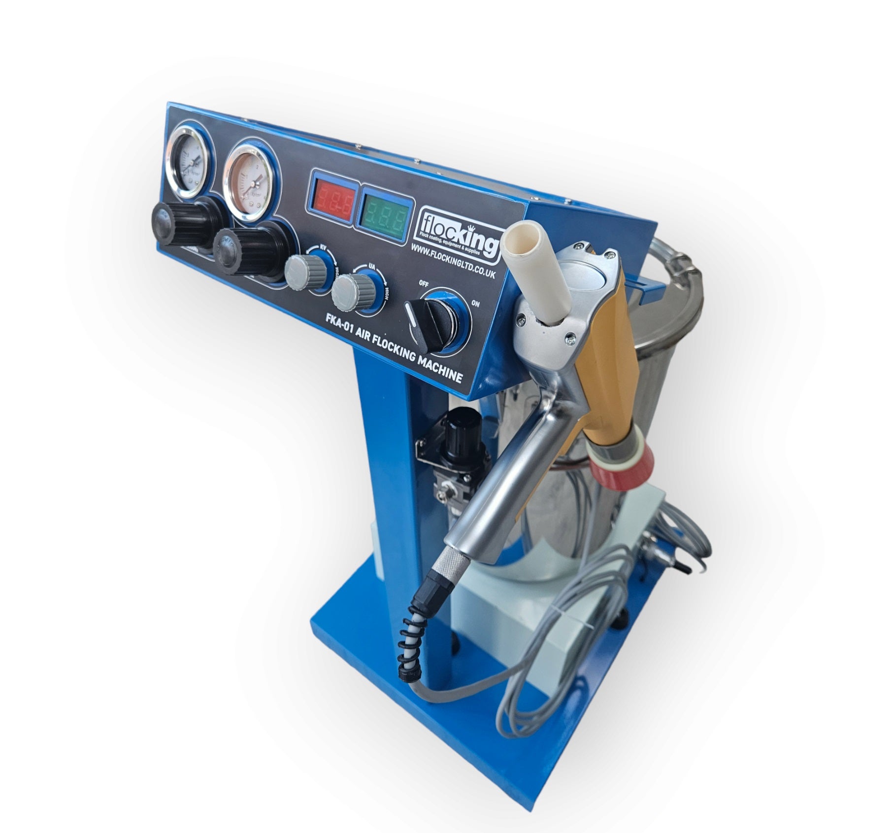 Flocking Machine Air Assisted Flocking Fibre Machine for Flocking FKA01 Flock Fibre Applicator Flocking Ltd UK Christmas Tree Flocking Car Dashboard Flocking Machine Flocking Adhesive Flock Fibre Powder Flock Spraying Flocking Kit Flocked Wallpaper Suede 
