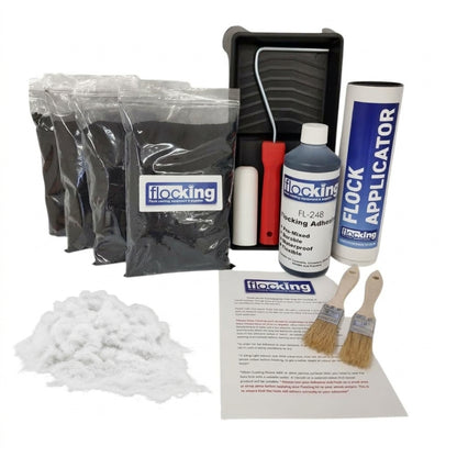 DIY Flocking Kit - Large 4-5 Square Metre - OPTIC WHITE