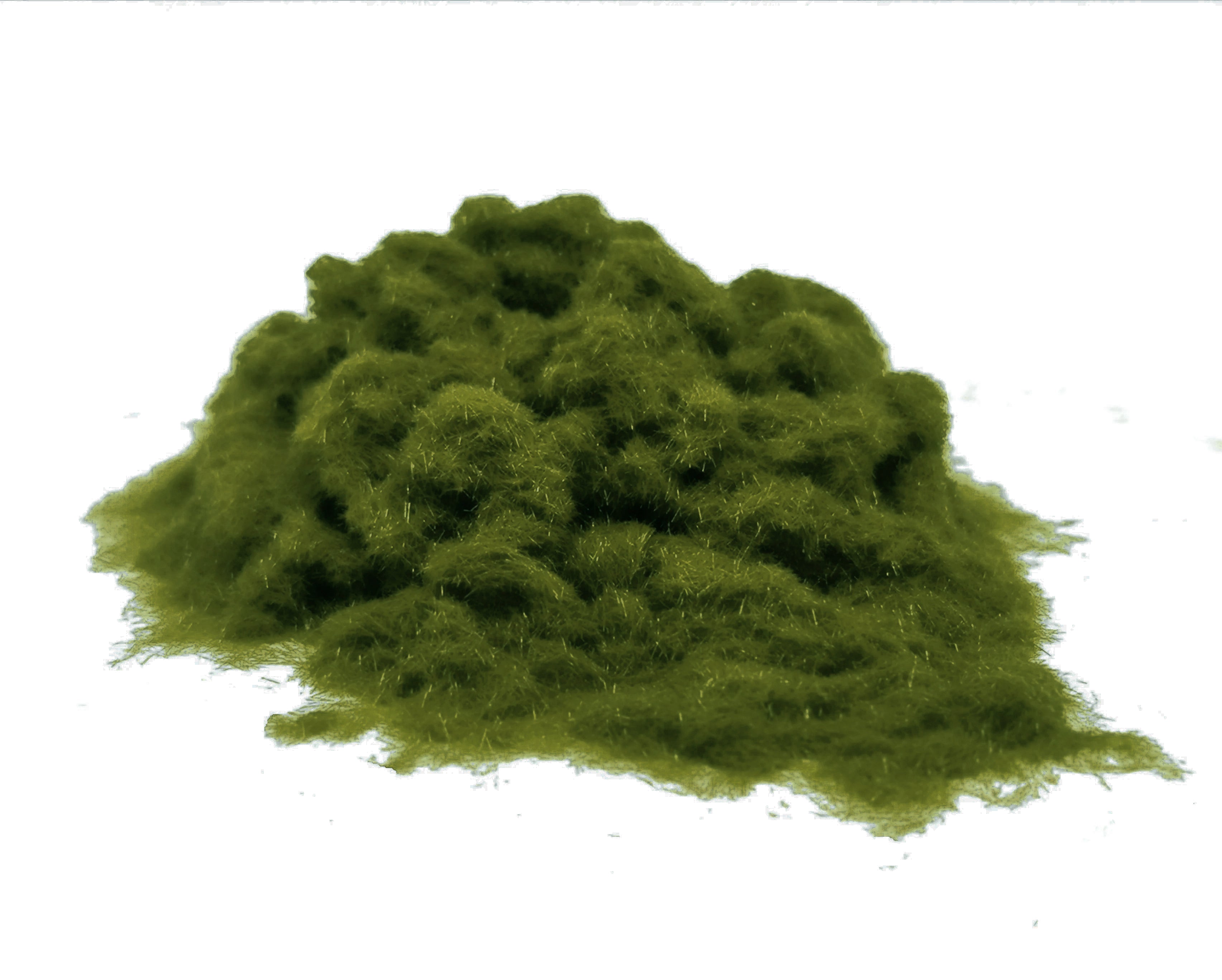 Nylon Flock Fibres Dark Olive Green 2mm Static Grass