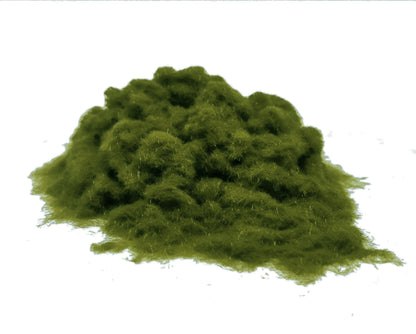 Nylon Flock Fibres Dark Olive Green 2mm Static Grass