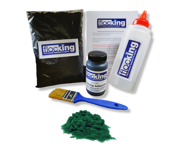 Flocking Project DIY Flocking Kit - RACING GREEN Flock Fibre Powder Kit | Full Kit ...