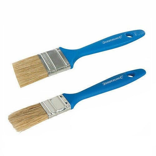 2 Pack 1 & 2 Inch Brush for Application of Adhesives. - Flocking Ltd