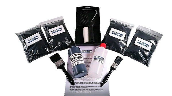 Flocking Powder Kit DIY Flocking Kit - Navy Large Flock Fibre Powder Kit 4 - 5 Sqm ...