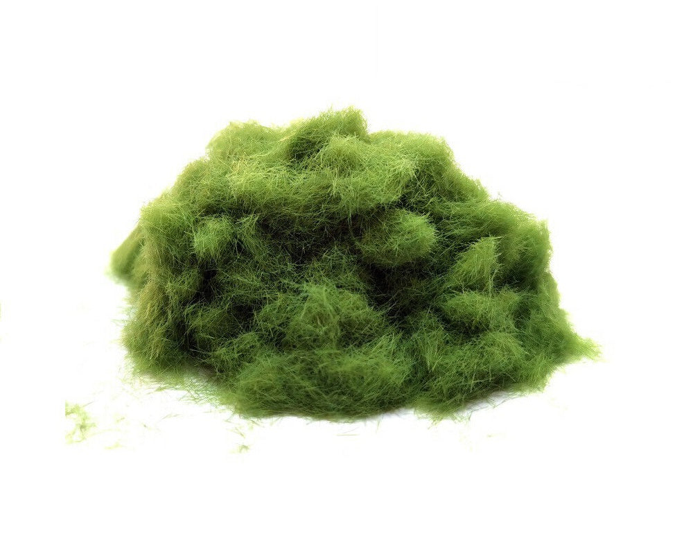 Green Flocking Powder Nylon Flock Powder Fibre for Scenery, Static Grass 3MM 22dtex Green ...